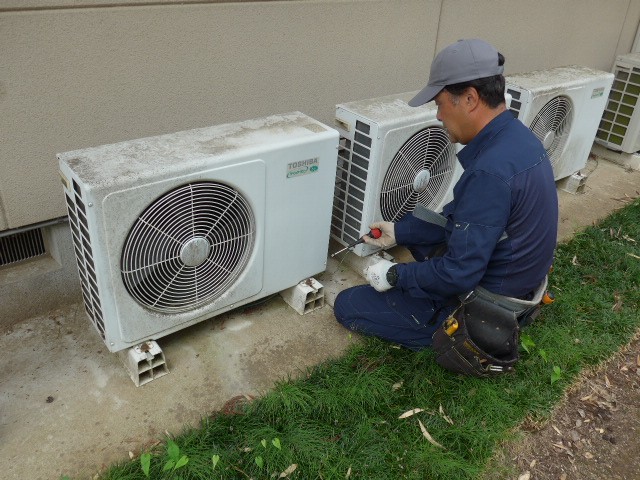 埋め込み型エアコン交換 施工写真8