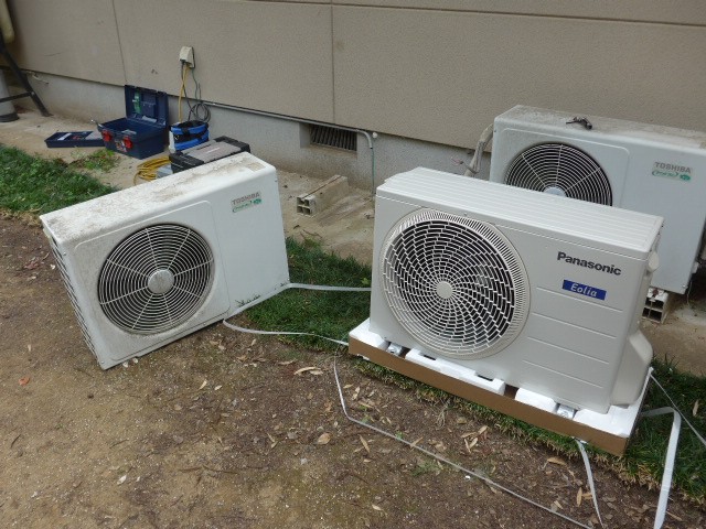 埋め込み型エアコン交換 施工写真9